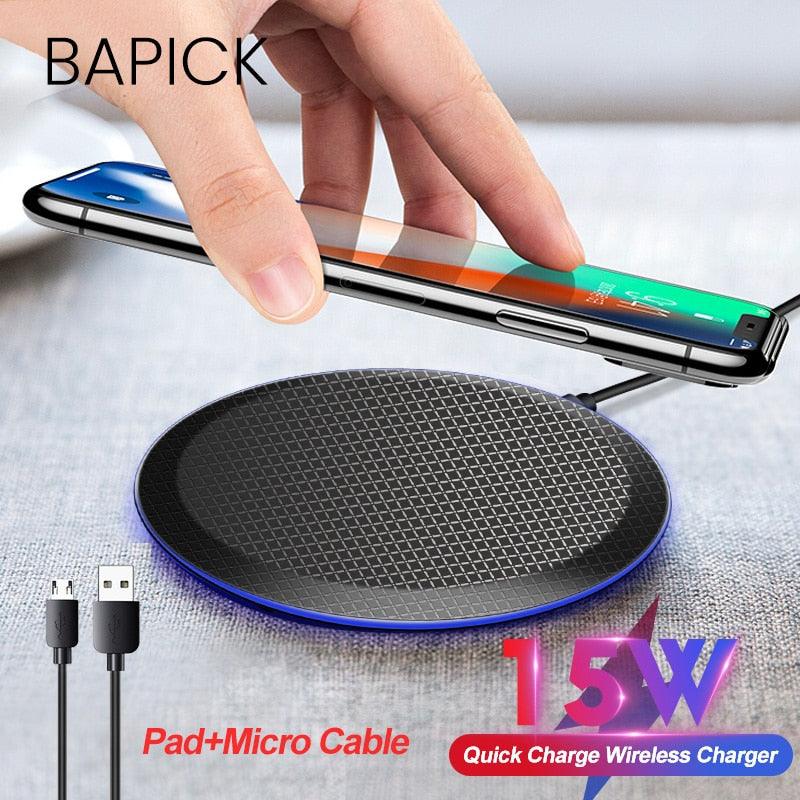 Qi Wireless Fast Charger For IPhone- Samsung Xiaomi - Mobile Gadget HQ