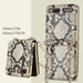 Case for Samsung Galaxy Z Flip 1&2 Luxury Bag Design with Metal Chain - Mobile Gadget HQ
