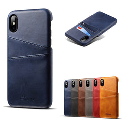 Leather Card Holder Phone Cases for IPhone - Mobile Gadget HQ