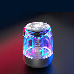 Portable Bluetooth Speakers with Variable Color LED Light 