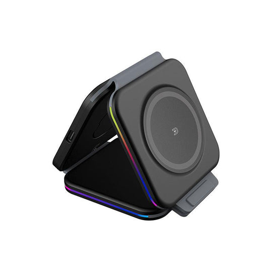 Magnetic Foldable 3 in 1 Charging Station for Iphone - Mobile Gadget HQ