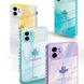 Watercolor Liquid Glass Shell Protective Case for iPhone 12 Women's Phone Case - Mobile Gadget HQ