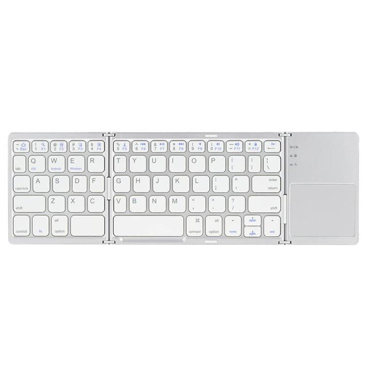 Wireless Foldable Bluetooth Keyboard with Touchpad - Mobile Gadget HQ