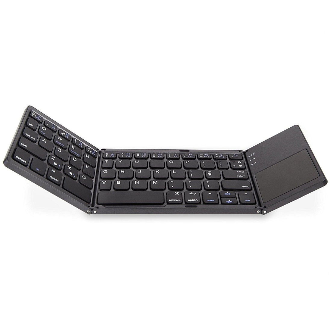 Wireless Foldable Bluetooth Keyboard with Touchpad - Mobile Gadget HQ