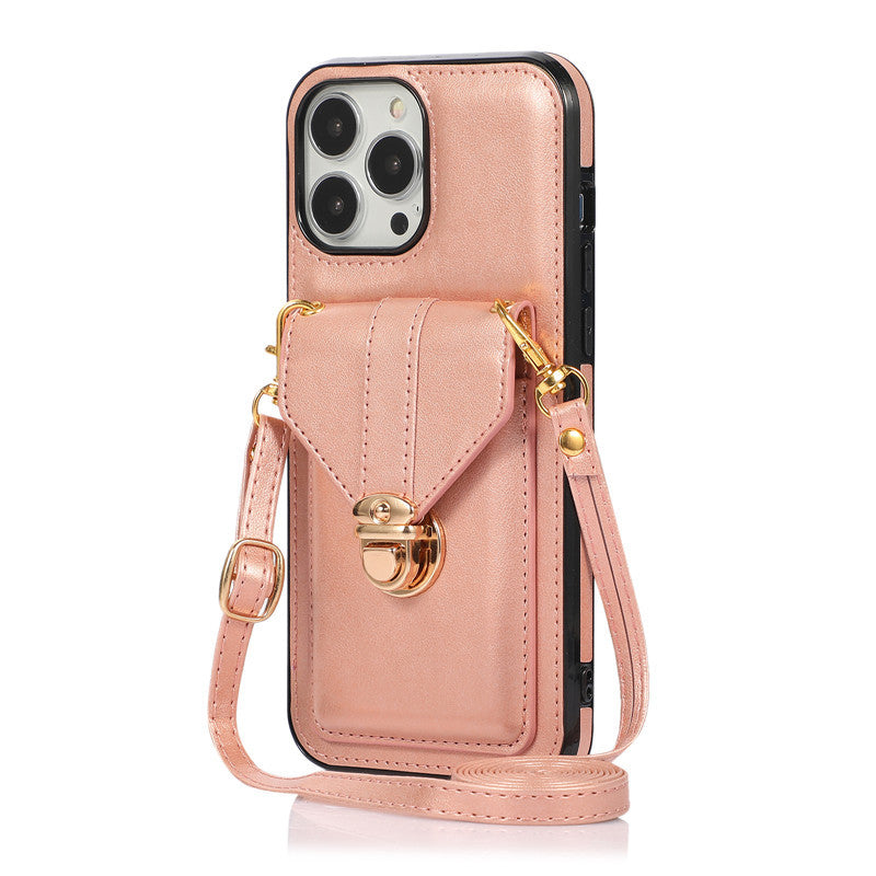 leather phone case with card holder for IPhone