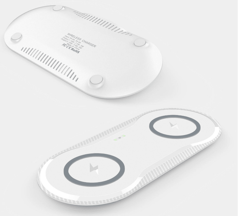 Dual Wireless Charging Pad Fast Wireless Charger - Mobile Gadget HQ
