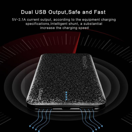 Power Bank Ultra Slim 10000mAh Powerbank - Mobile Gadget HQ