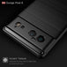 For Google Pixel 6 Brushed Texture Carbon Fiber TPU Case(Navy Blue) - Mobile Gadget HQ