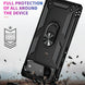 For Google Pixel 6 Shockproof TPU + PC Protective Case with 360 Degree Rotating Holder(Black) - Mobile Gadget HQ