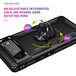 For Google Pixel 6 Shockproof TPU + PC Protective Case with 360 Degree Rotating Holder(Black) - Mobile Gadget HQ