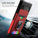 For Google Pixel 6 Sliding Camera Cover Design PC + TPU Shockproof Case with Ring Holder & Card Slot(Gold) - Mobile Gadget HQ