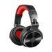 OneOdio Pro-10 Head-mounted Noise Reduction Wired Headphone with Microphone, Color:Black Red - Mobile Gadget HQ