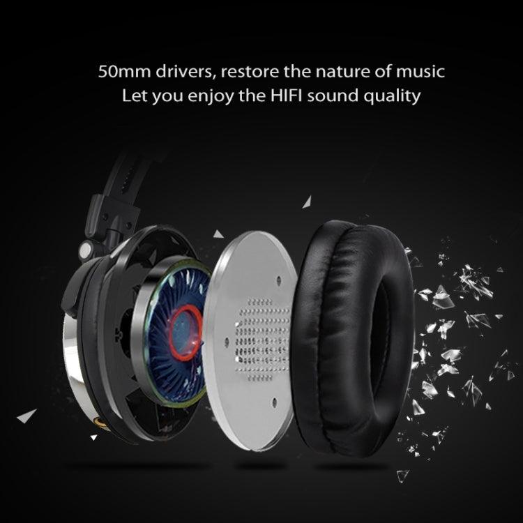 OneOdio Pro-10 Head-mounted Noise Reduction Wired Headphone with Microphone, Color:Black Red - Mobile Gadget HQ