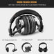 OneOdio Pro-10 Head-mounted Noise Reduction Wired Headphone with Microphone, Color:Black Red - Mobile Gadget HQ
