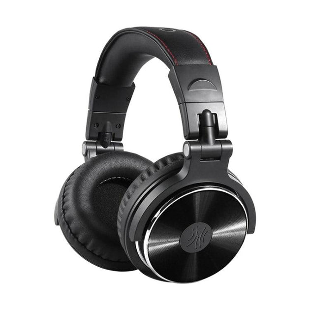 OneOdio Pro-10 Head-mounted Noise Reduction Wired Headphone with Microphone, Color:Black - Mobile Gadget HQ
