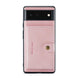 For Google Pixel 6 JEEHOOD Retro Magnetic Detachable Phone Protective Case(Pink) - Mobile Gadget HQ