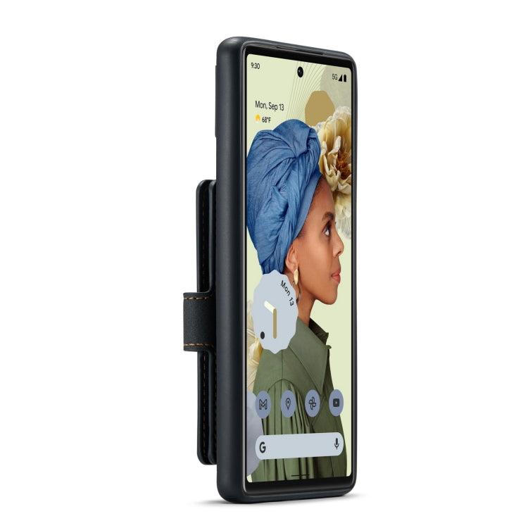 For Google Pixel 6 JEEHOOD Retro Magnetic Detachable Phone Protective Case(Black) - Mobile Gadget HQ