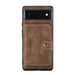 For Google Pixel 6 JEEHOOD Retro Magnetic Detachable Phone Protective Case(Brown) - Mobile Gadget HQ