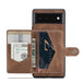 For Google Pixel 6 JEEHOOD Retro Magnetic Detachable Phone Protective Case(Brown) - Mobile Gadget HQ