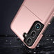 For Samsung Galaxy S22 5G Shockproof Armor Phone Case with Card Slot(Rose Red) - Mobile Gadget HQ