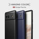 For Google Pixel 6a Brushed Carbon Fiber Texture Shockproof TPU Phone Case(Black) - Mobile Gadget HQ