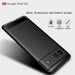 For Google Pixel 6a Brushed Carbon Fiber Texture Shockproof TPU Phone Case(Blue) - Mobile Gadget HQ