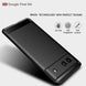 For Google Pixel 6a Brushed Carbon Fiber Texture Shockproof TPU Phone Case(Blue) - Mobile Gadget HQ