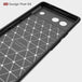 For Google Pixel 6a Brushed Carbon Fiber Texture Shockproof TPU Phone Case(Blue) - Mobile Gadget HQ