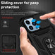 For iPhone 13 Pro Sliding Camshield Holder Phone Case (Black) - Mobile Gadget HQ