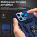 For iPhone 13 Pro Sliding Camshield Holder Phone Case (Blue) - Mobile Gadget HQ