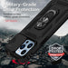 For iPhone 13 Pro Max Sliding Camshield Holder Phone Case (Black) - Mobile Gadget HQ