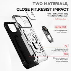 Phone Case with Slide Camera Cover & Kickstand for iPhone 13 Pro Max