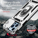 For iPhone 13 Pro Max Sliding Camshield Holder Phone Case (Silver) - Mobile Gadget HQ