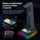 ONIKUMA ST-2 RGB Lighting Headset Holder Stand(Black) - Mobile Gadget HQ