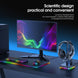 ONIKUMA ST-2 RGB Lighting Headset Holder Stand(Black) - Mobile Gadget HQ