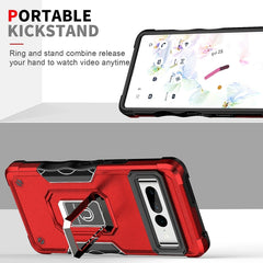 Shockproof phone case with ring holder for Google Pixel 7 Pro 5G