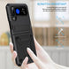 For Samsung Galaxy Z Flip3 5G Metal Shock-proof Phone Case With Holder(Black) - Mobile Gadget HQ