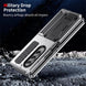 For Samsung Galaxy Z Fold4 Metal Shock-proof Phone Case With Holder(Silver) - Mobile Gadget HQ