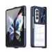 For Samsung Galaxy Z Fold4 360 Full Body Sliding Camshield Phone Case(Blue) - Mobile Gadget HQ