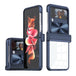 For Samsung Galaxy Z Flip4 360 Full Body Sliding Camshield Phone Case(Blue) - Mobile Gadget HQ