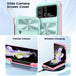 For Samsung Galaxy Z Flip4 360 Full Body Sliding Camshield Phone Case(Blue) - Mobile Gadget HQ