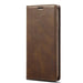 For Samsung Galaxy S21 5G LC.IMEEKE RFID Anti-theft Leather Phone Case(Brown) - Mobile Gadget HQ
