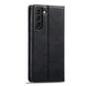 For Samsung Galaxy S21 5G LC.IMEEKE RFID Anti-theft Leather Phone Case(Black) - Mobile Gadget HQ