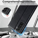 For Samsung Galaxy S21 5G LC.IMEEKE RFID Anti-theft Leather Phone Case(Black) - Mobile Gadget HQ