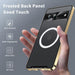 For Google Pixel 7 MagSafe Magnetic Frosted Metal Phone Case(Gold) - Mobile Gadget HQ