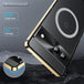 For Google Pixel 7 MagSafe Magnetic Frosted Metal Phone Case(Gold) - Mobile Gadget HQ