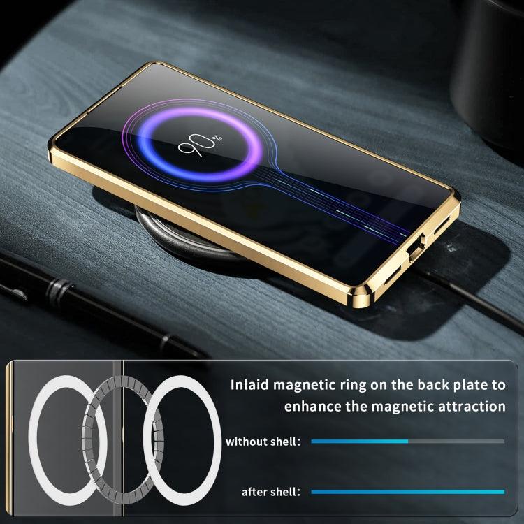 For Google Pixel 7 MagSafe Magnetic Frosted Metal Phone Case(Gold) - Mobile Gadget HQ