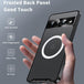 For Google Pixel 7 Pro MagSafe Magnetic Frosted Metal Phone Case(Black) - Mobile Gadget HQ