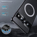 For Google Pixel 7 Pro MagSafe Magnetic Frosted Metal Phone Case(Black) - Mobile Gadget HQ