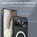 For Google Pixel 7 Pro MagSafe Magnetic Frosted Metal Phone Case(Black) - Mobile Gadget HQ